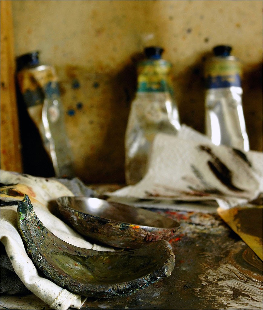 Atelier de l'artiste peintre Frédéric Faye