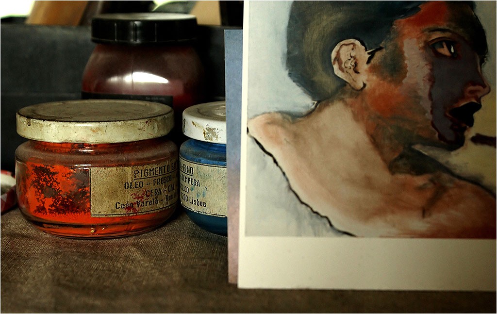 Atelier de l'artiste peintre Frédéric Faye