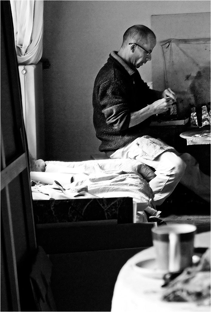 Atelier de l'artiste peintre Frédéric Faye