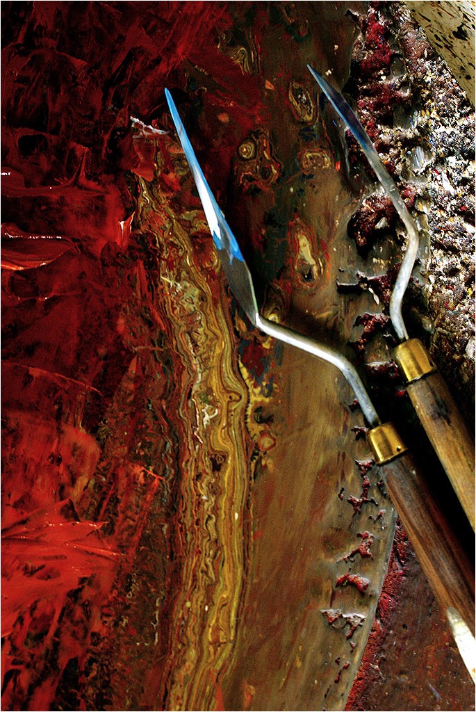 Atelier de l'artiste peintre Frédéric Faye