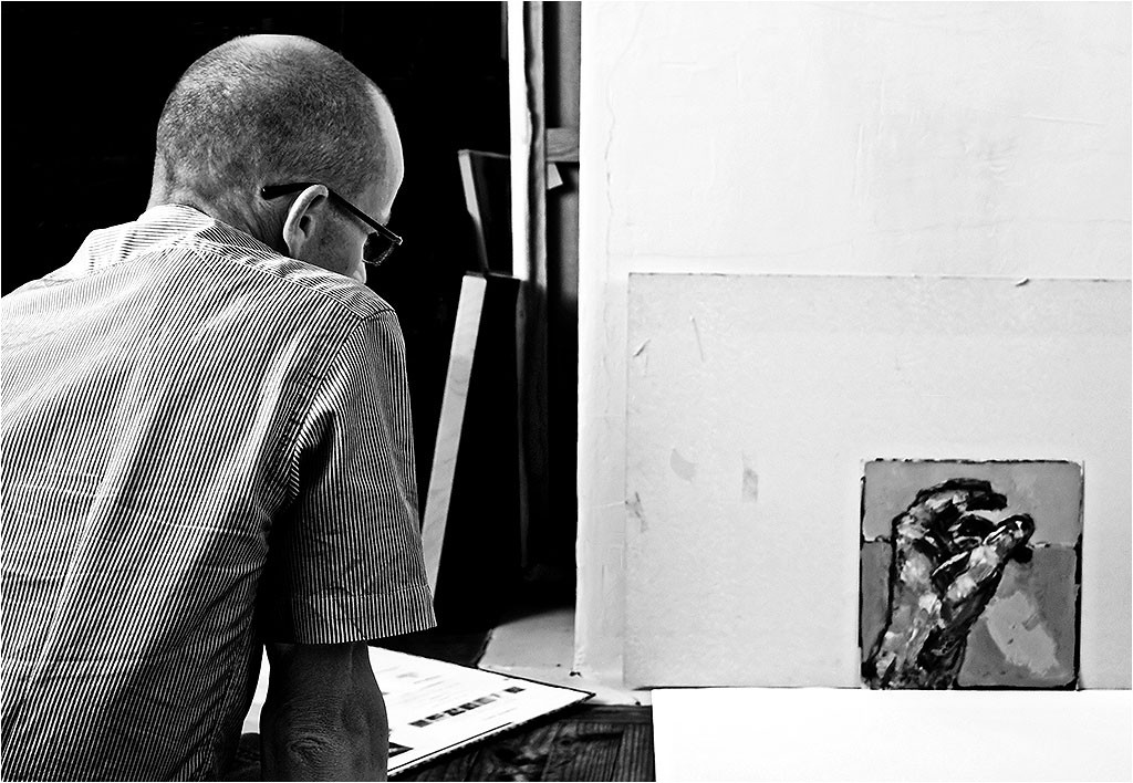 Atelier de l'artiste peintre Frédéric Faye