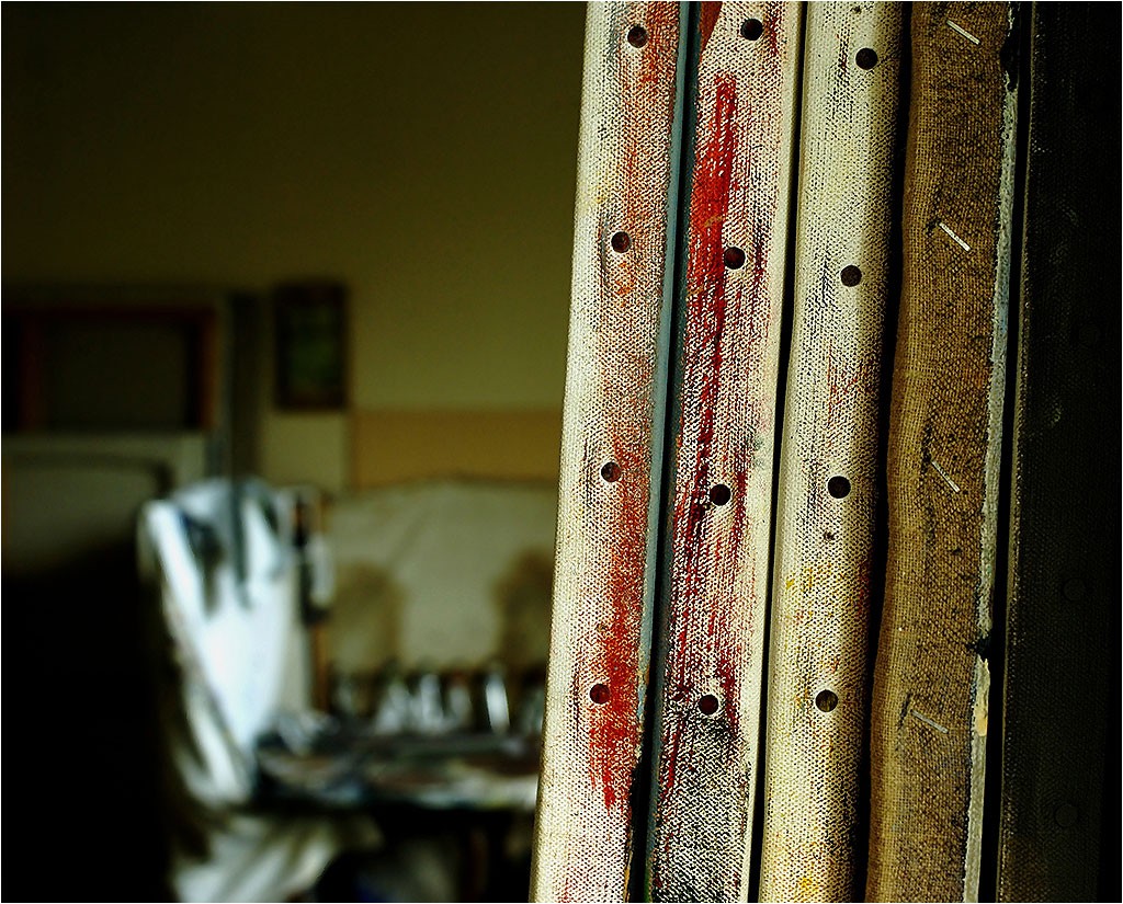 Atelier de l'artiste peintre Frédéric Faye