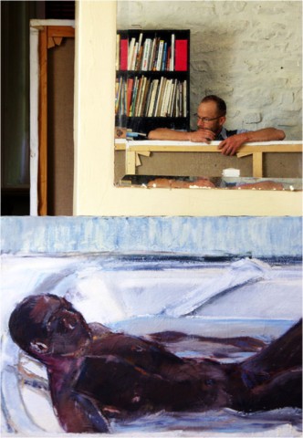 Atelier de l'artiste peintre Frédéric Faye