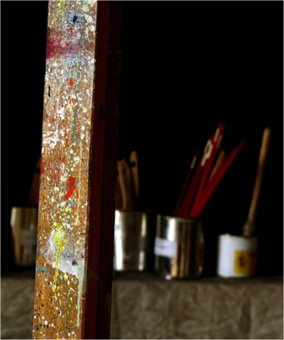 Atelier de l'artiste peintre Frédéric Faye