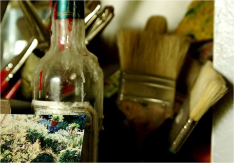 Atelier de l'artiste peintre Frédéric Faye