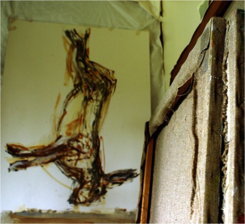 Atelier de l'artiste peintre Frédéric Faye