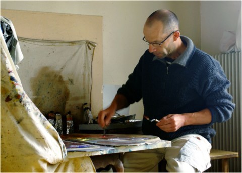 Atelier de l'artiste peintre Frédéric Faye