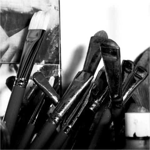 Atelier de l'artiste peintre Frédéric Faye